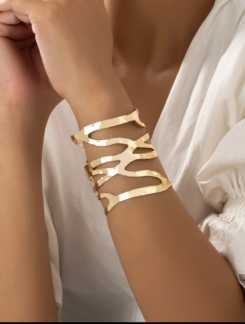 Gold Organic Cuff