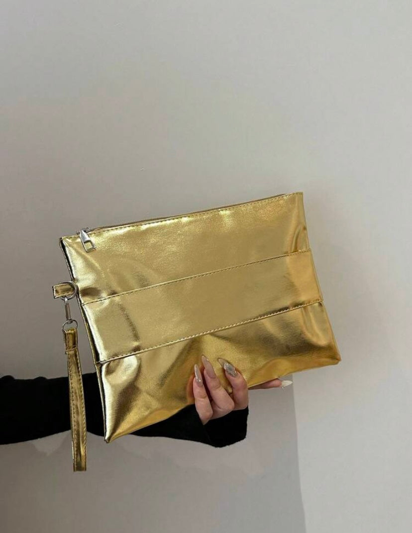 Gold Clutch Bag