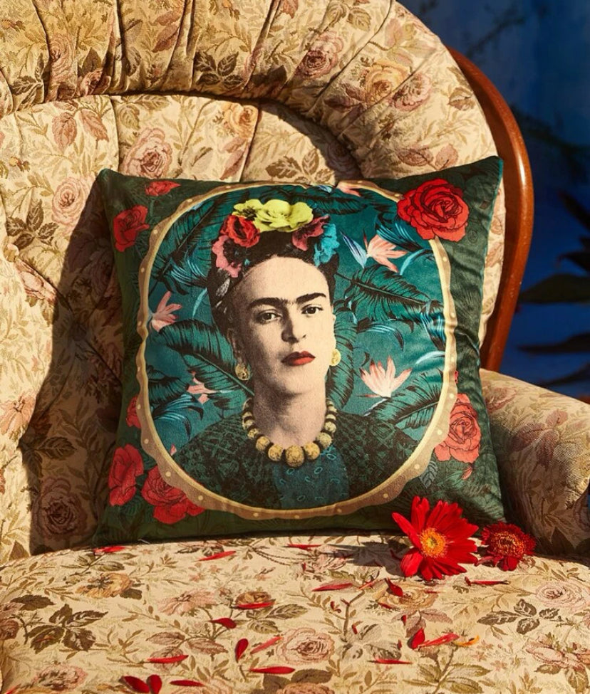Green Frieda Large Cushion