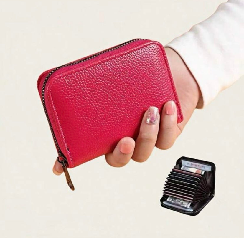 Pink Card Wallet