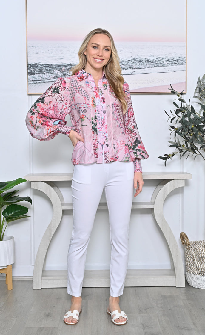 Petina Pretty Pink Blouse