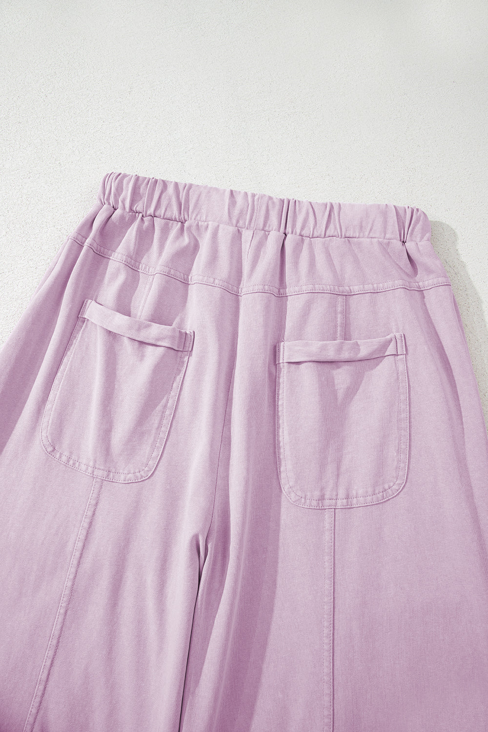 Mint Green Mineral Wash Exposed Seam Wide Leg Cargo Pants - Lulubelles Clothing and Accessories