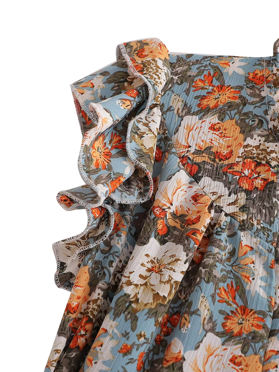 Women Summer Multi Layer Ruffled A line Dress