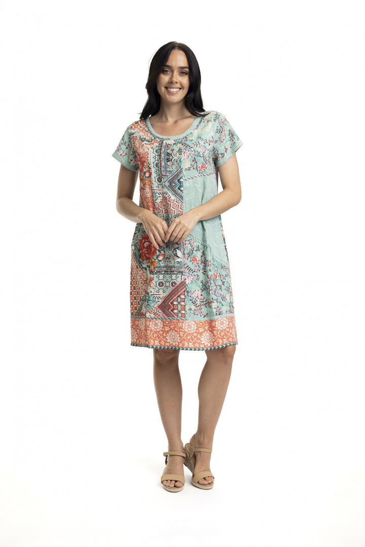 Isha Organic Cotton Shift Dress