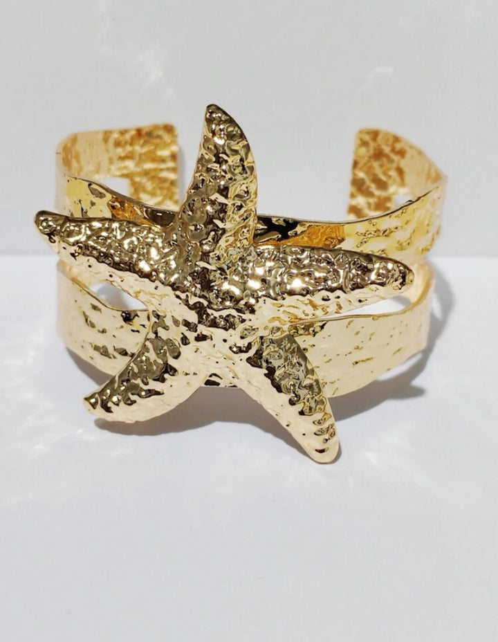 Starfish Gold Cuff