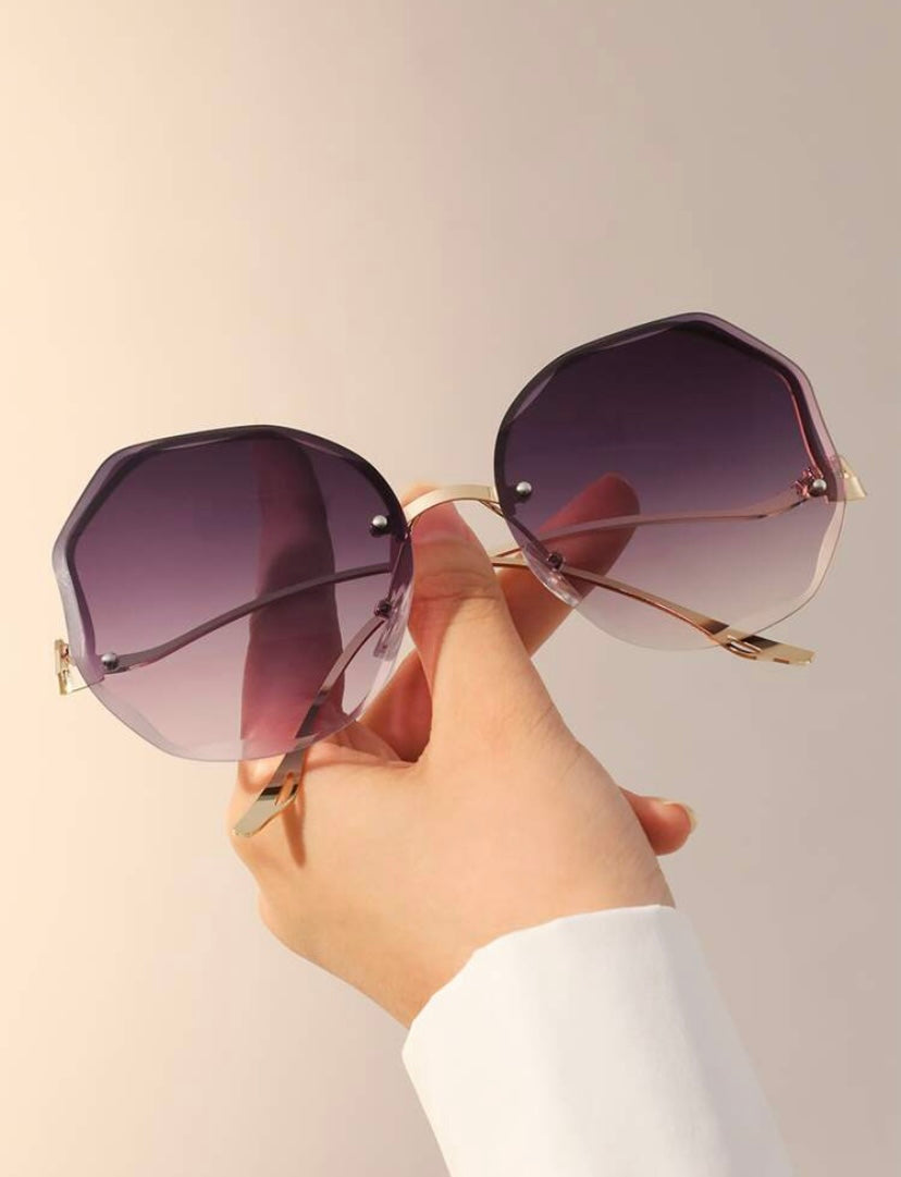 Pink Ombré Hexagonal Sunnies