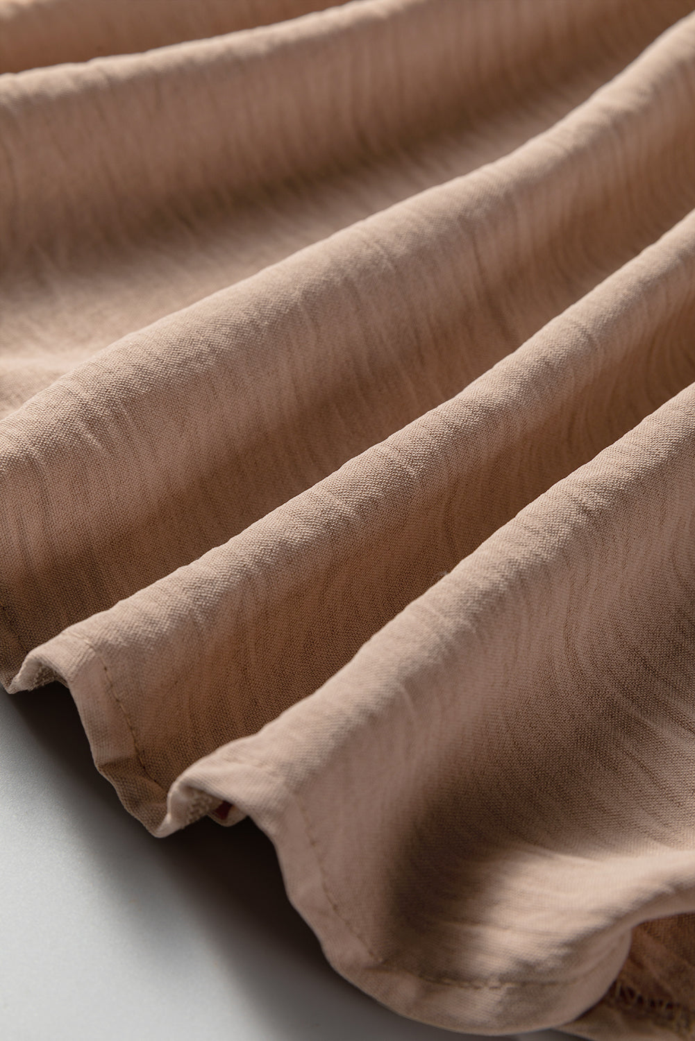 Smoke Gray Deep V Neck Bubble Sleeve Smocked Mini Dress - Lulubelles Clothing and Accessories