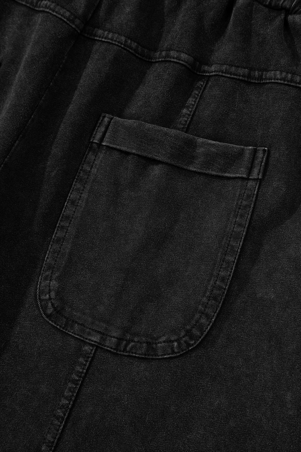 Mint Green Mineral Wash Exposed Seam Wide Leg Cargo Pants - Lulubelles Clothing and Accessories