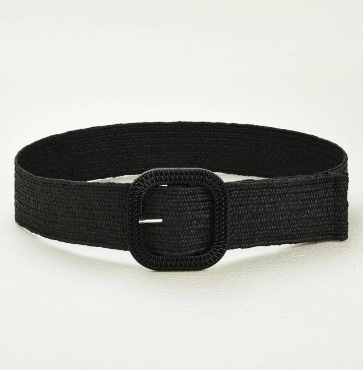 Black Elasticated Belt