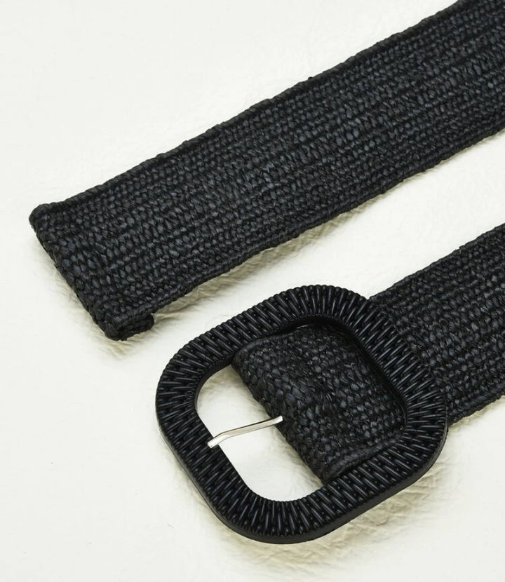 Black Elasticated Belt