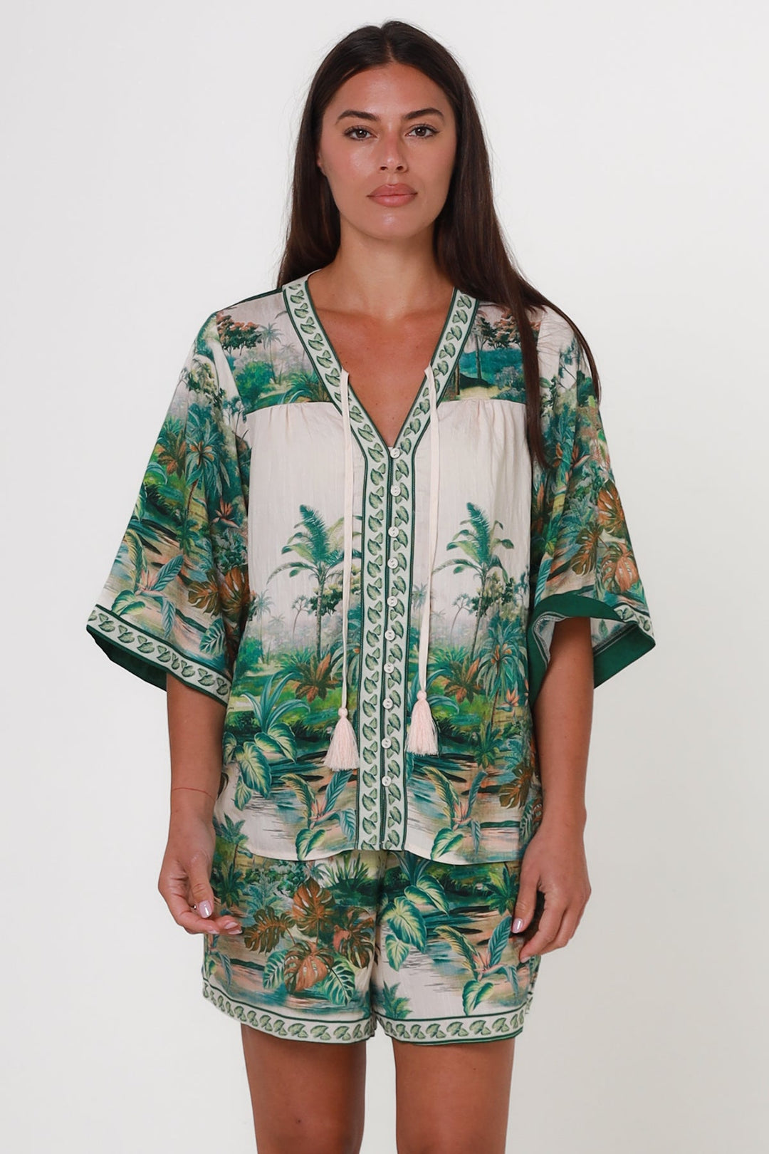 Amarylis Dark Green Palm Top