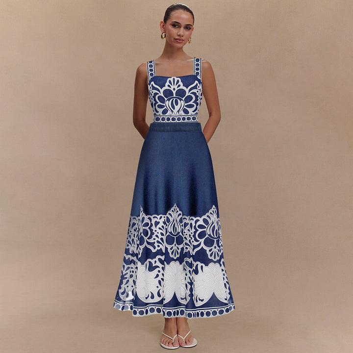 Slimming Printed One Piece Swimsuit Women