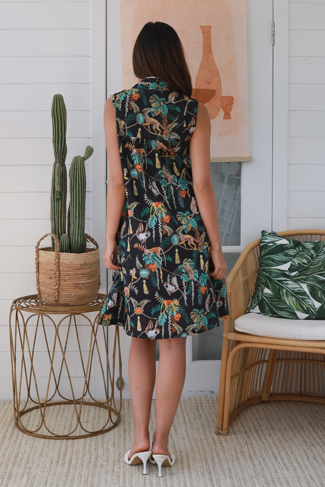 Alissa Green Motif Dress