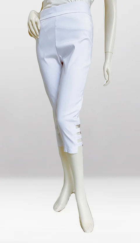 White 3/4Bangeline Pants
