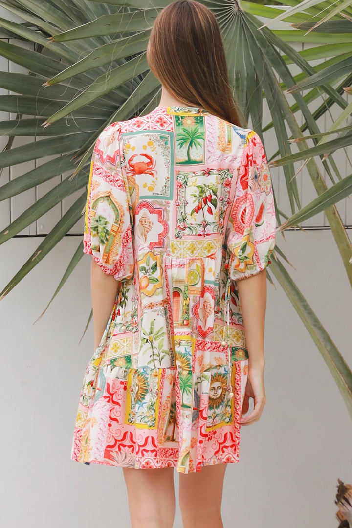 Melody Tropical Sun Dress