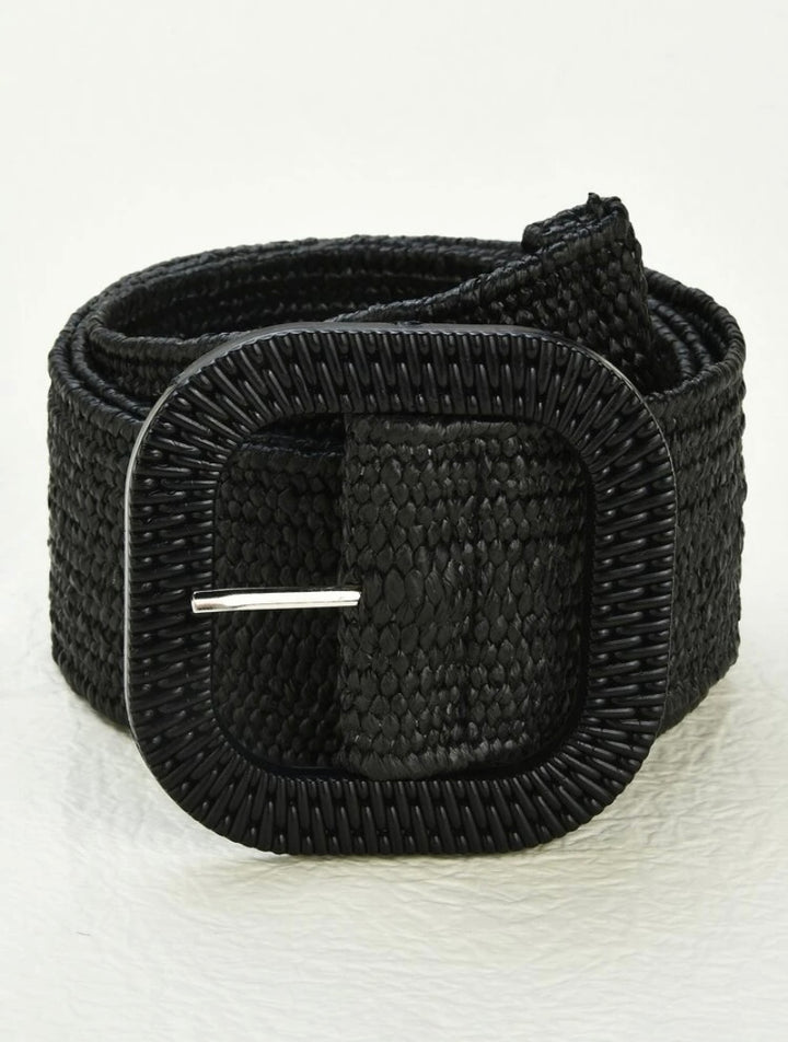 Black Elasticated Belt